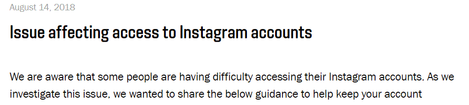 instagram hacking august 2018